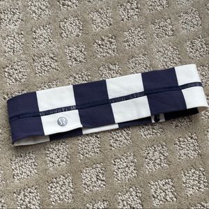 Lulu Headband - Navy/white